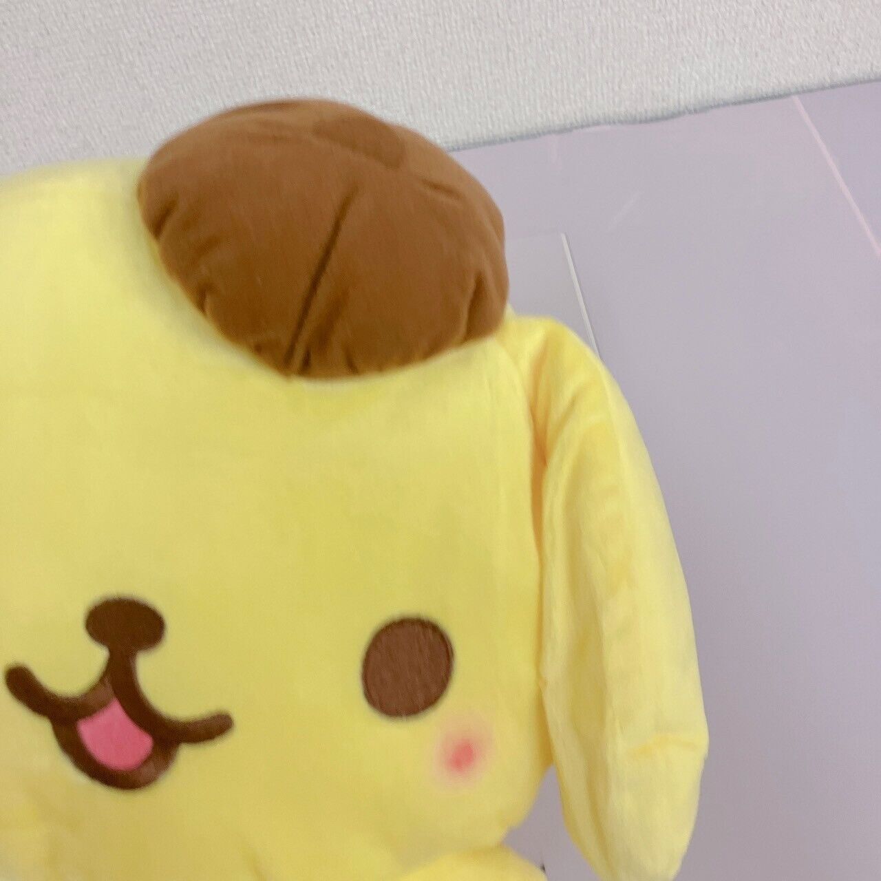 Sanrio Pompom Purin Backpack Rucksack Plush Soft Stuffed Toy Yellow Dog Yurukawa