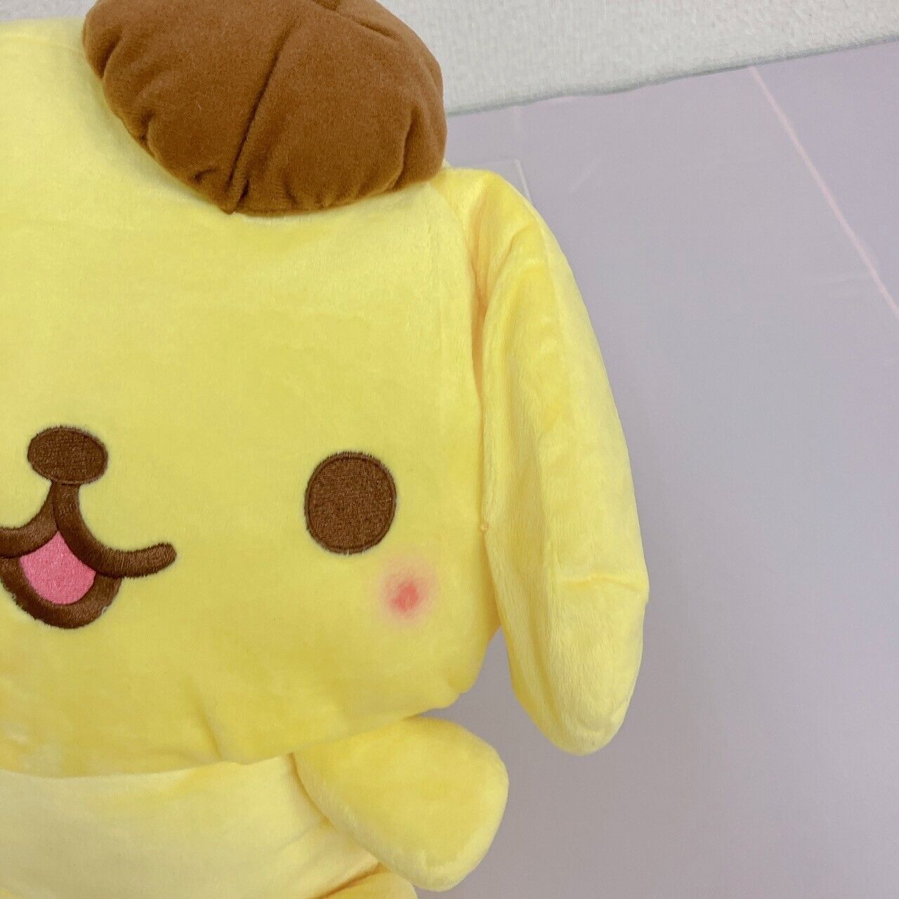 Sanrio Pompom Purin Backpack Rucksack Plush Soft Stuffed Toy Yellow Dog Yurukawa