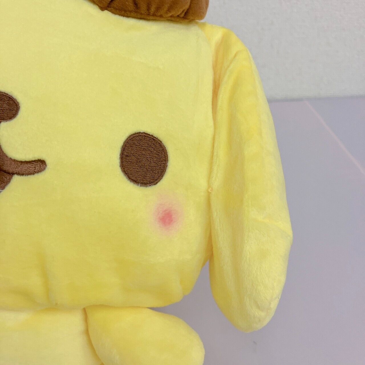 Sanrio Pompom Purin Backpack Rucksack Plush Soft Stuffed Toy Yellow Dog Yurukawa