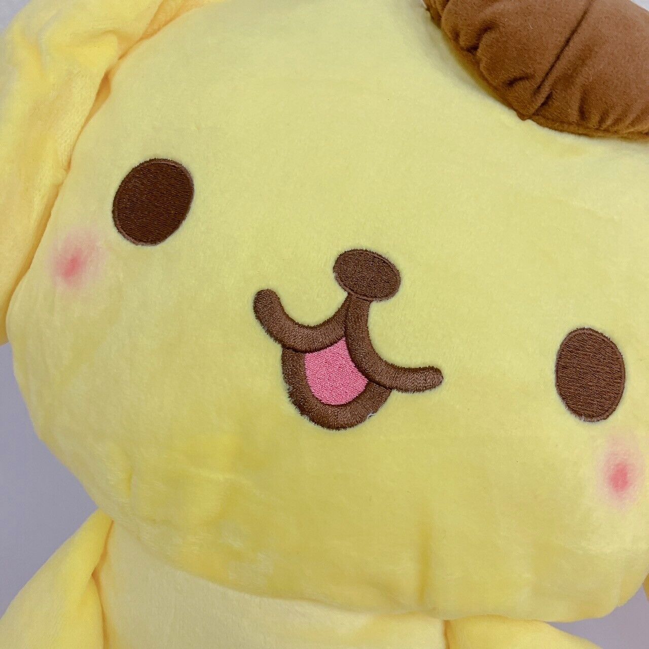 Sanrio Pompom Purin Backpack Rucksack Plush Soft Stuffed Toy Yellow Dog Yurukawa