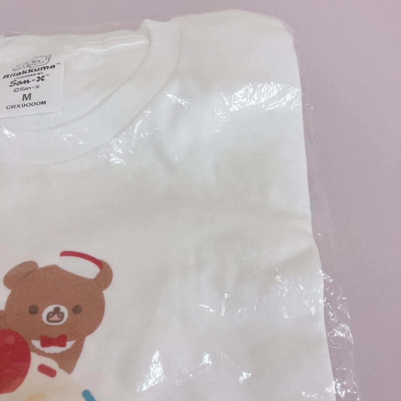 San-x Rilakkuma Etoile et Griotte Collaboration T-shirt M Korilakkuma White Rare