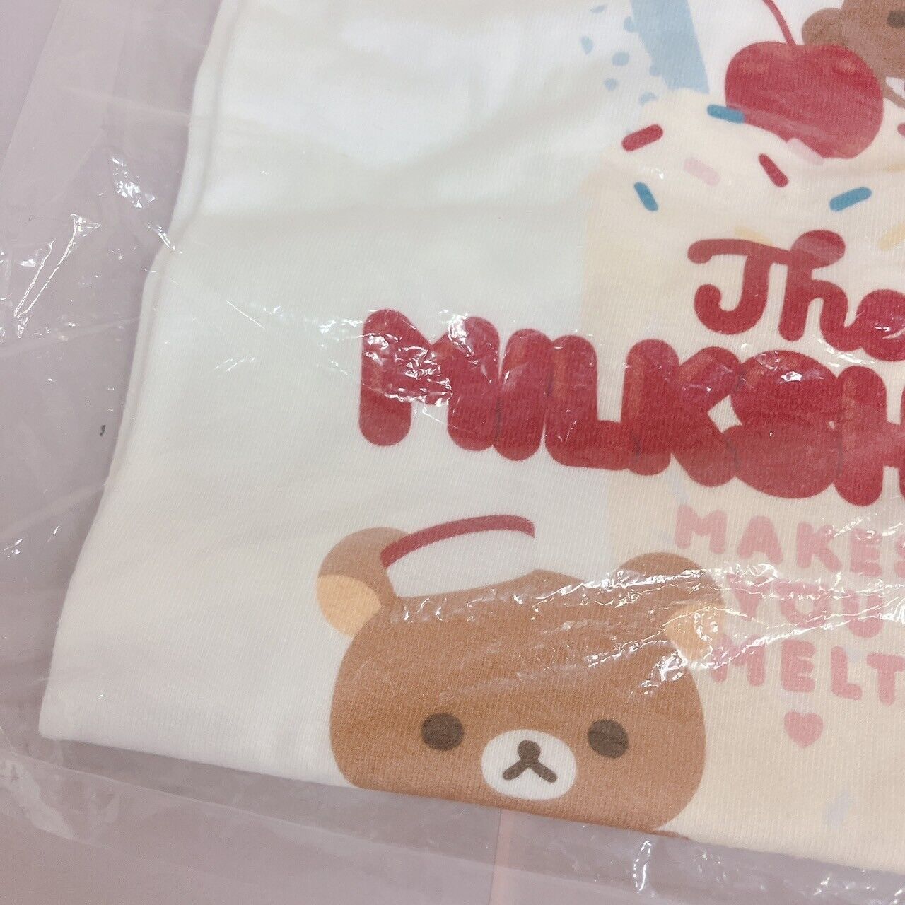 San-x Rilakkuma Etoile et Griotte Collaboration T-shirt M Korilakkuma White Rare