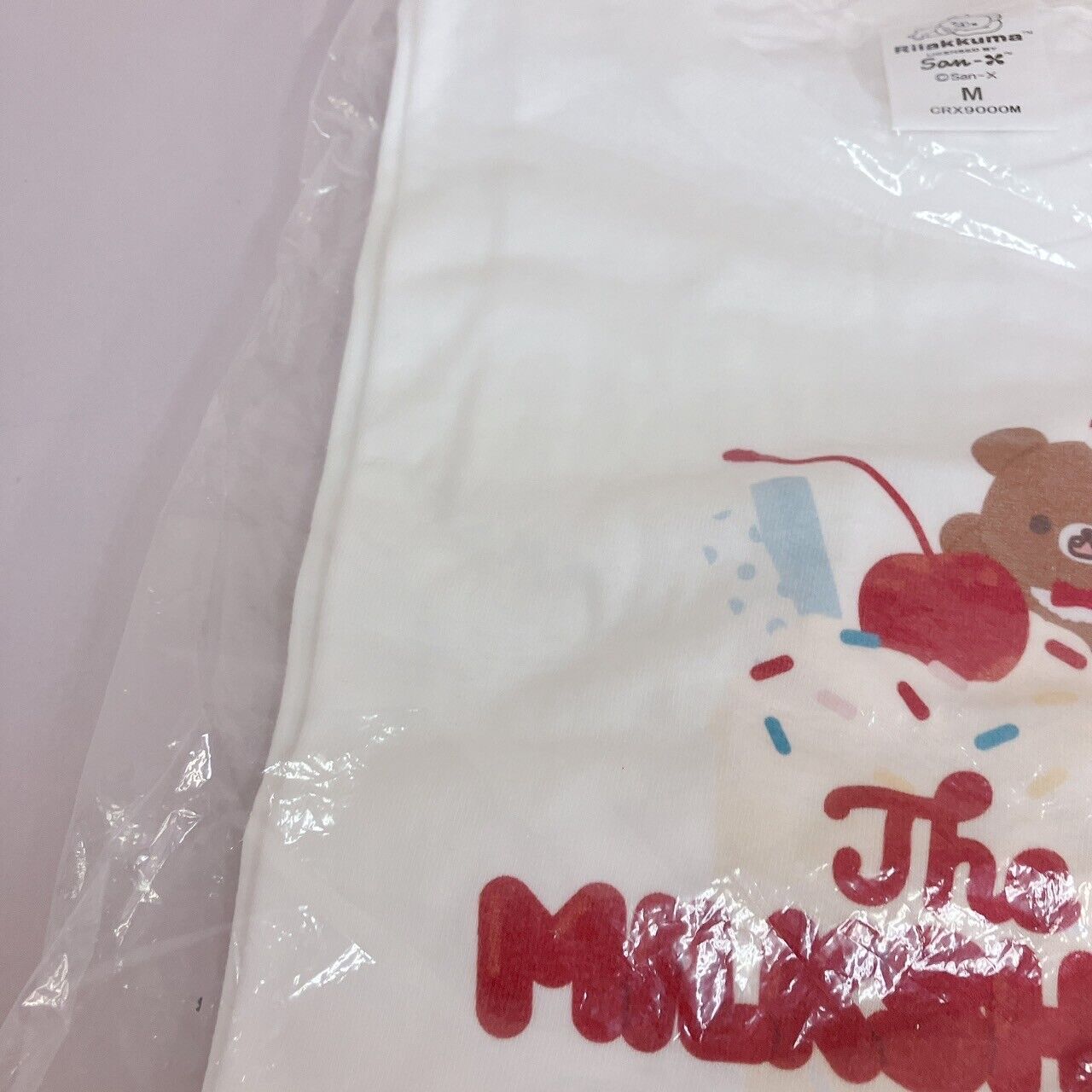 San-x Rilakkuma Etoile et Griotte Collaboration T-shirt M Korilakkuma White Rare