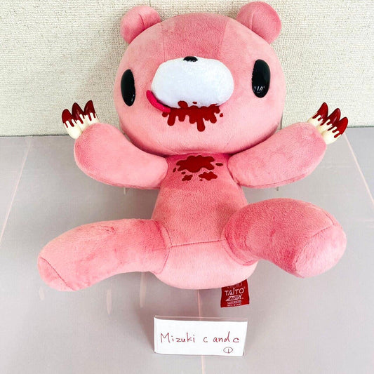 TAiTo Gloomy Bloody Bear Pink Plush Sitting Soft Stuffed Toy CGP 186 Chax GP