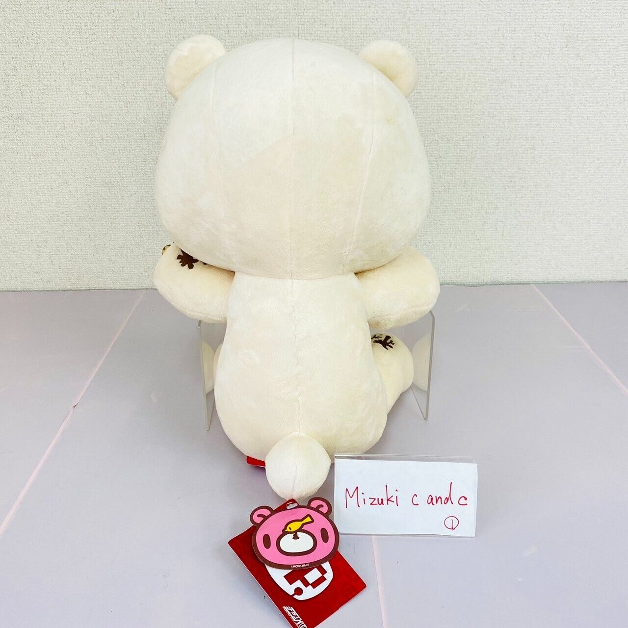 TAiTo Gloomy Bloody Bear Plush White Valentine Sitting Soft Stuffed Toy CGP 206