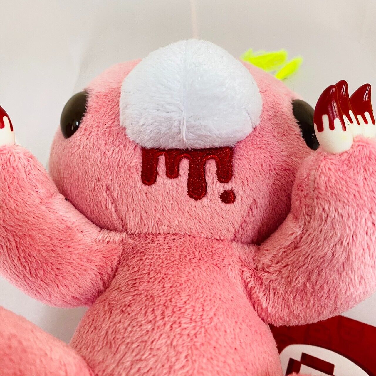 TAiTo Gloomy Bloody Bear Plush Set 4 Sitting Soft Toy Red Pink Yellow Green Rare