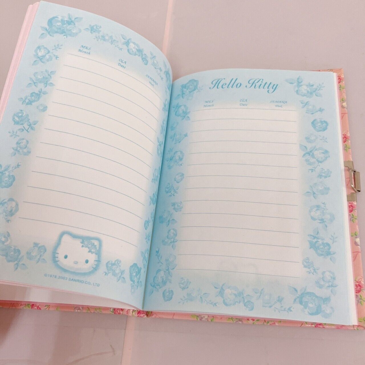 Sanrio Stationery Hello Kitty Secret Notebook Diary Pink Character Kawaii Rare