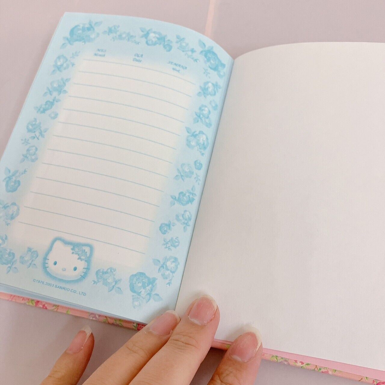 Sanrio Stationery Hello Kitty Secret Notebook Diary Pink Character Kawaii Rare