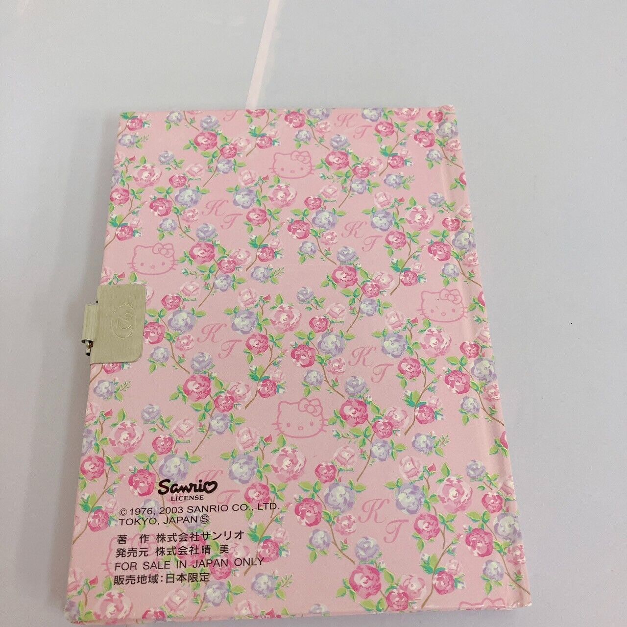 Sanrio Stationery Hello Kitty Secret Notebook Diary Pink Character Kawaii Rare