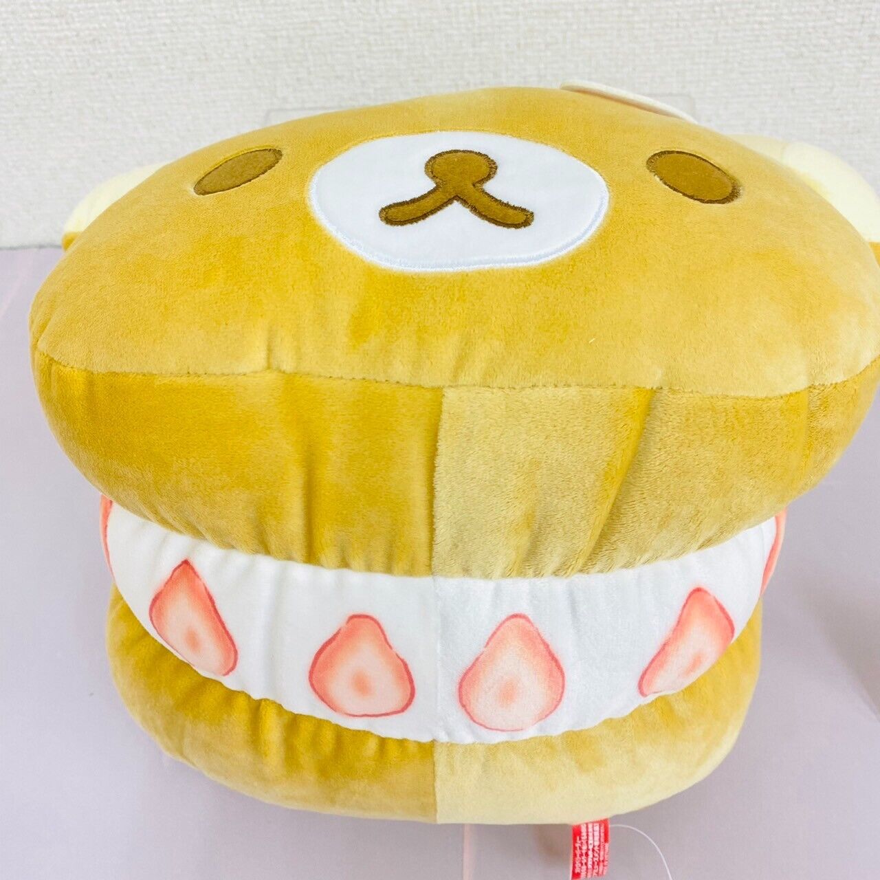 San-X Rilakkuma Korilakkuma Kiiroitori Plush Set 3 Strawberry Party Cake Bear