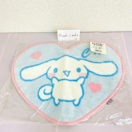 Sanrio Cinnamoroll Cinamon Room Mat Rug Heart Blue Pink White Puppy Dog Kawaii