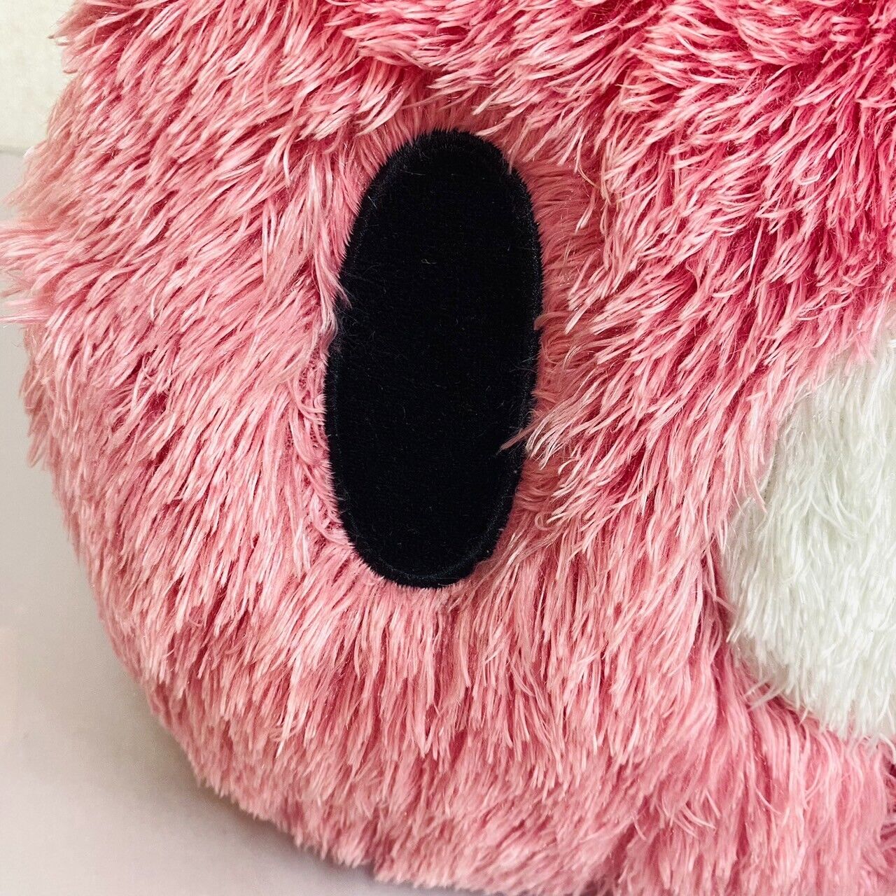 TAiTo Gloomy Bear Bloody Pink Face Cushion Plush Fluffy Boa Soft Stuffed Toy