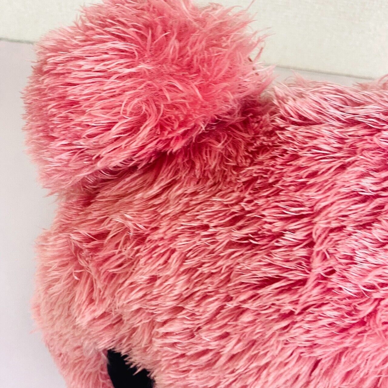 TAiTo Gloomy Bear Bloody Pink Face Cushion Plush Fluffy Boa Soft Stuffed Toy