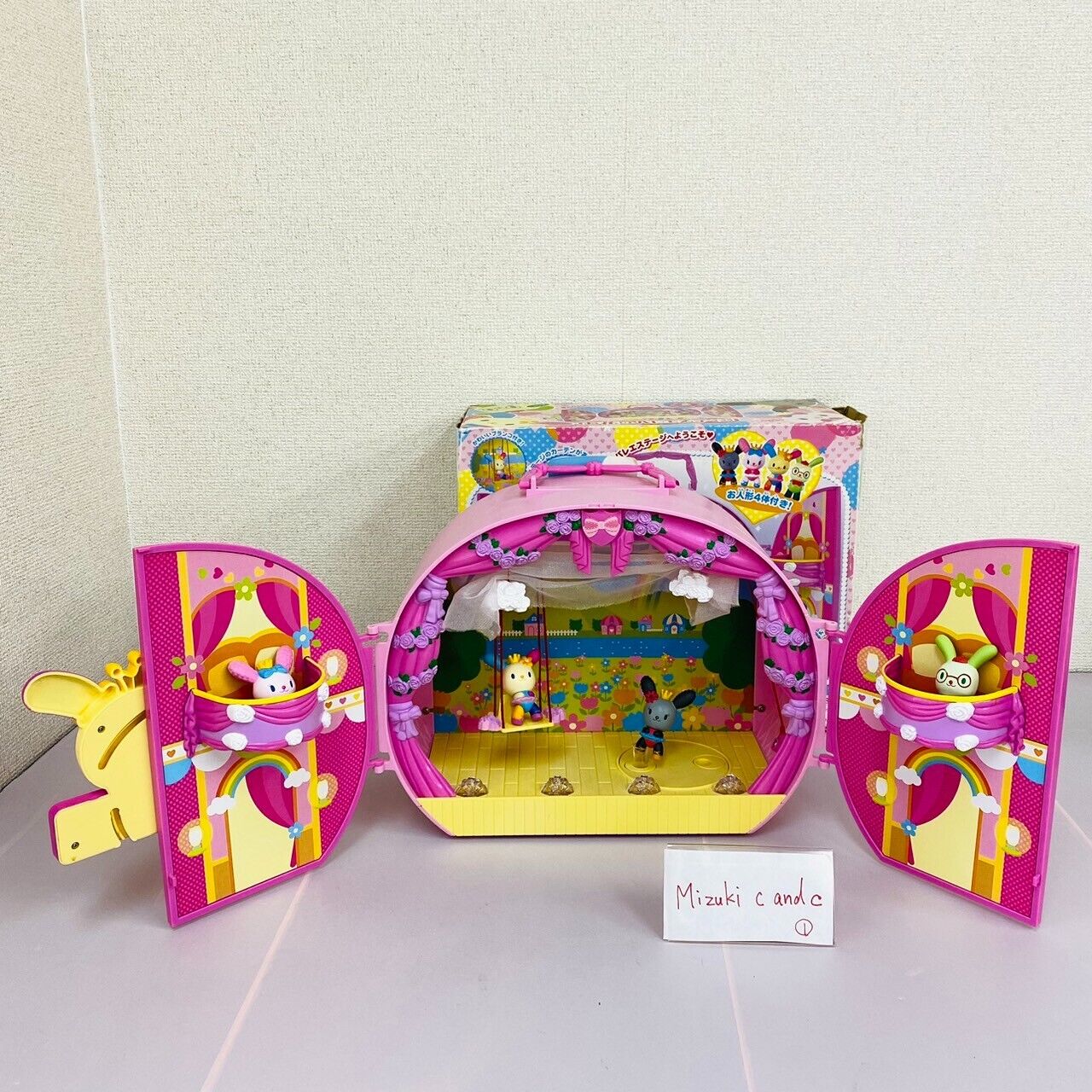 Sanrio Usahana Flower Ballet Stage Toy Doll Play Figure Kawaii Character Rare