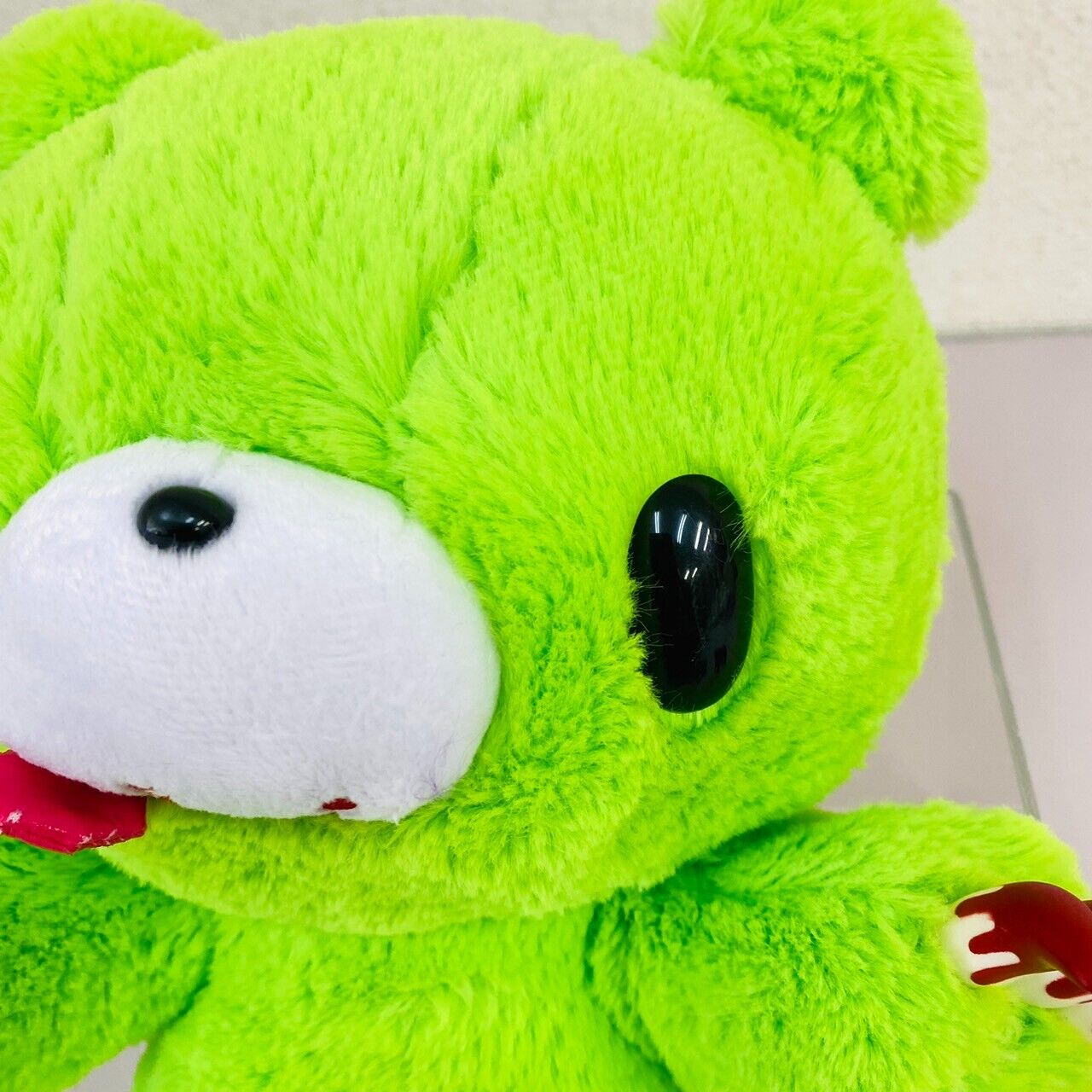 TAiTo Gloomy Bloody Bear Plush Soft Stuffed Toy 3 Set Yellow Green Purple Light