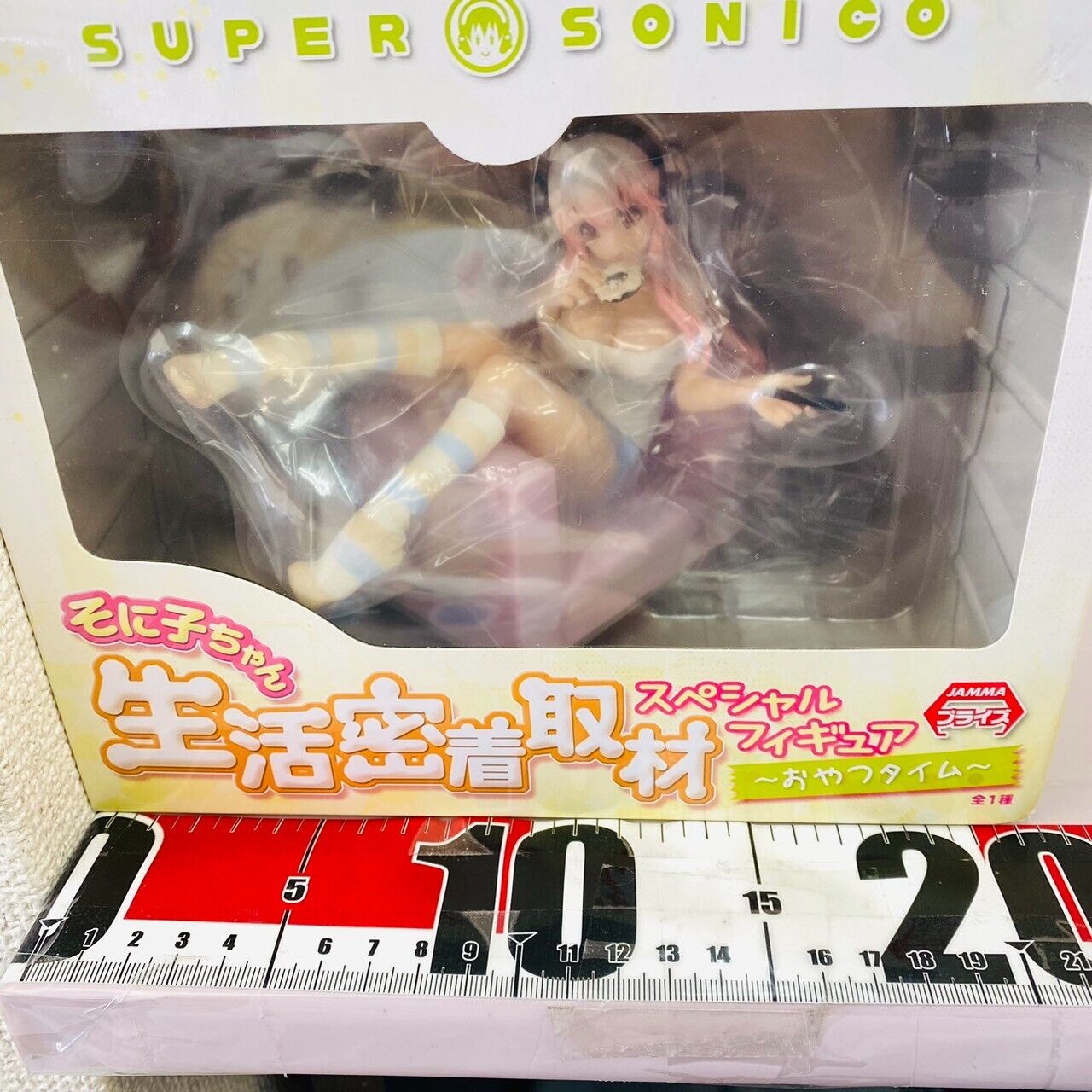 Super Sonico Special Figure Close Lifestyle Coverage Snack Time Anime Sweets