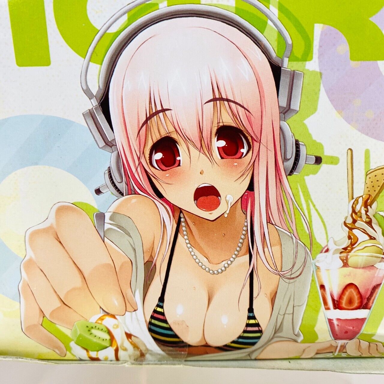 Super Sonico Special Figure Close Lifestyle Coverage Snack Time Anime Sweets