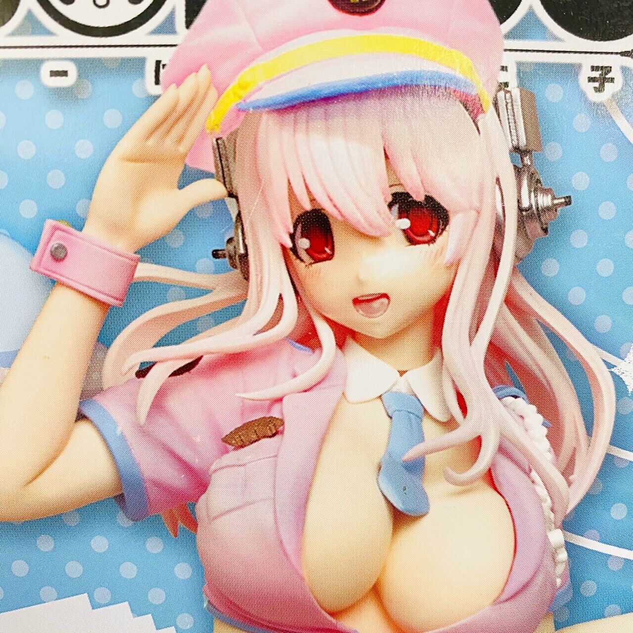 Super Sonico Special Figure Space Police Girl Headphone Pink Kawaii Anime Manga