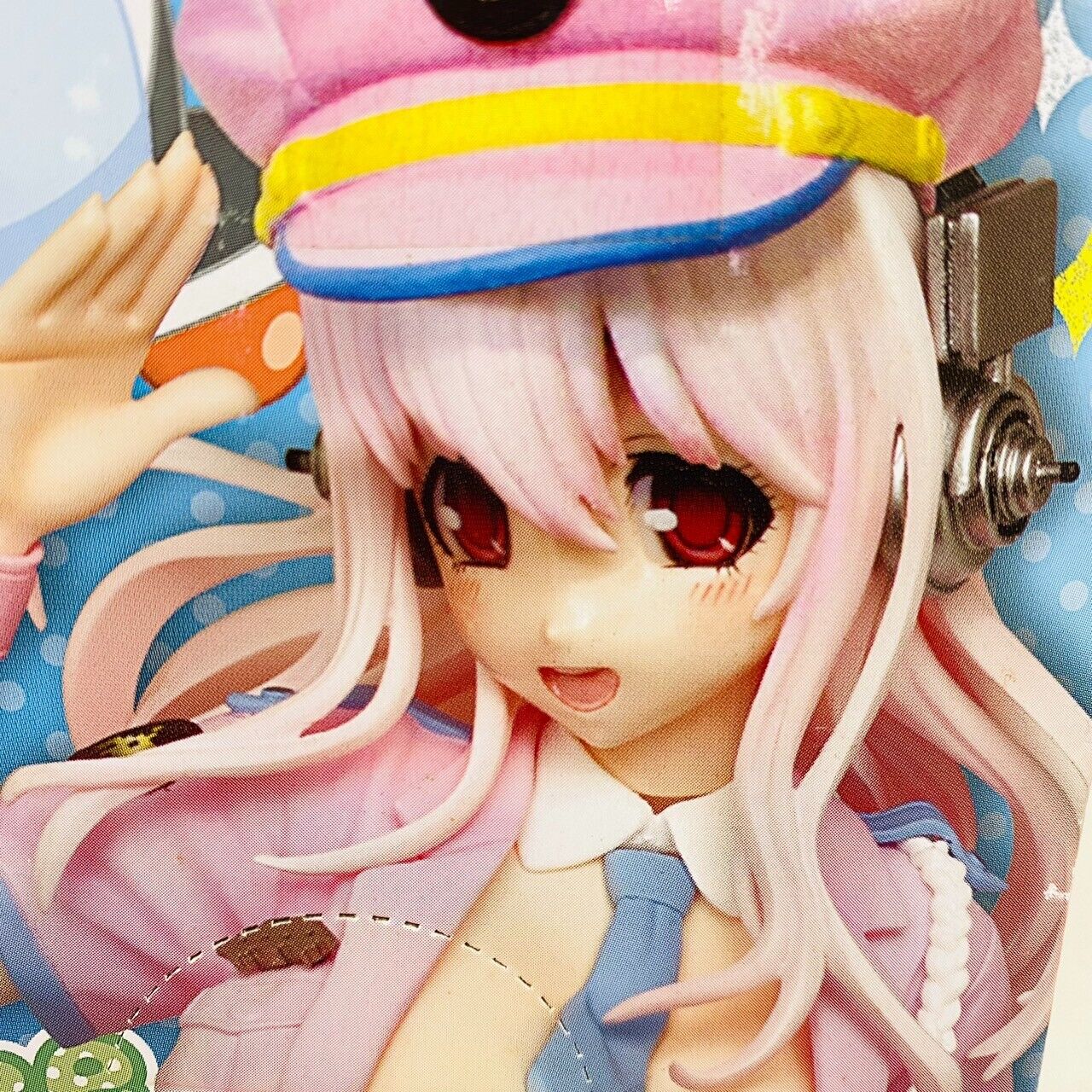 Super Sonico Special Figure Space Police Girl Headphone Pink Kawaii Anime Manga