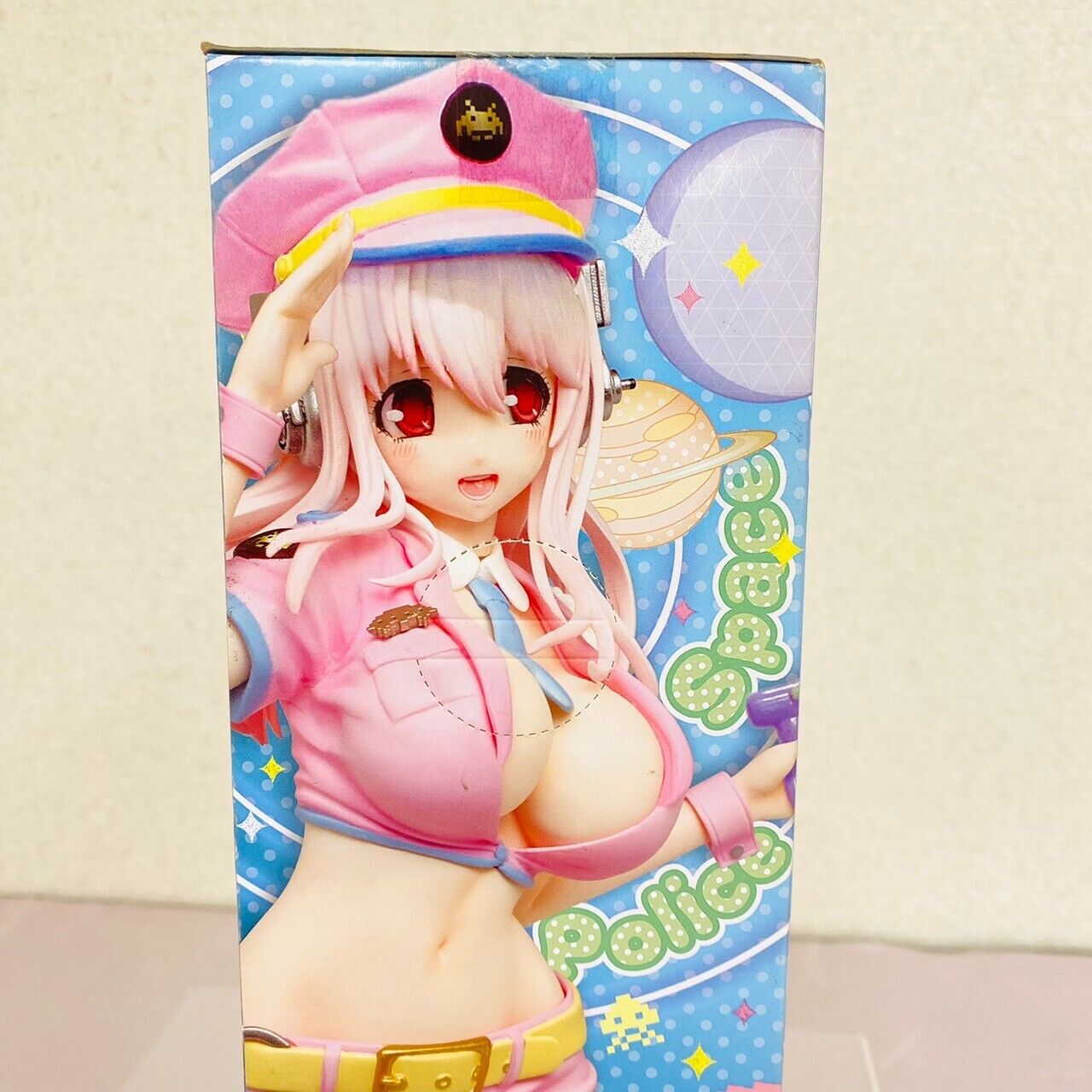 Super Sonico Special Figure Space Police Girl Headphone Pink Kawaii Anime Manga