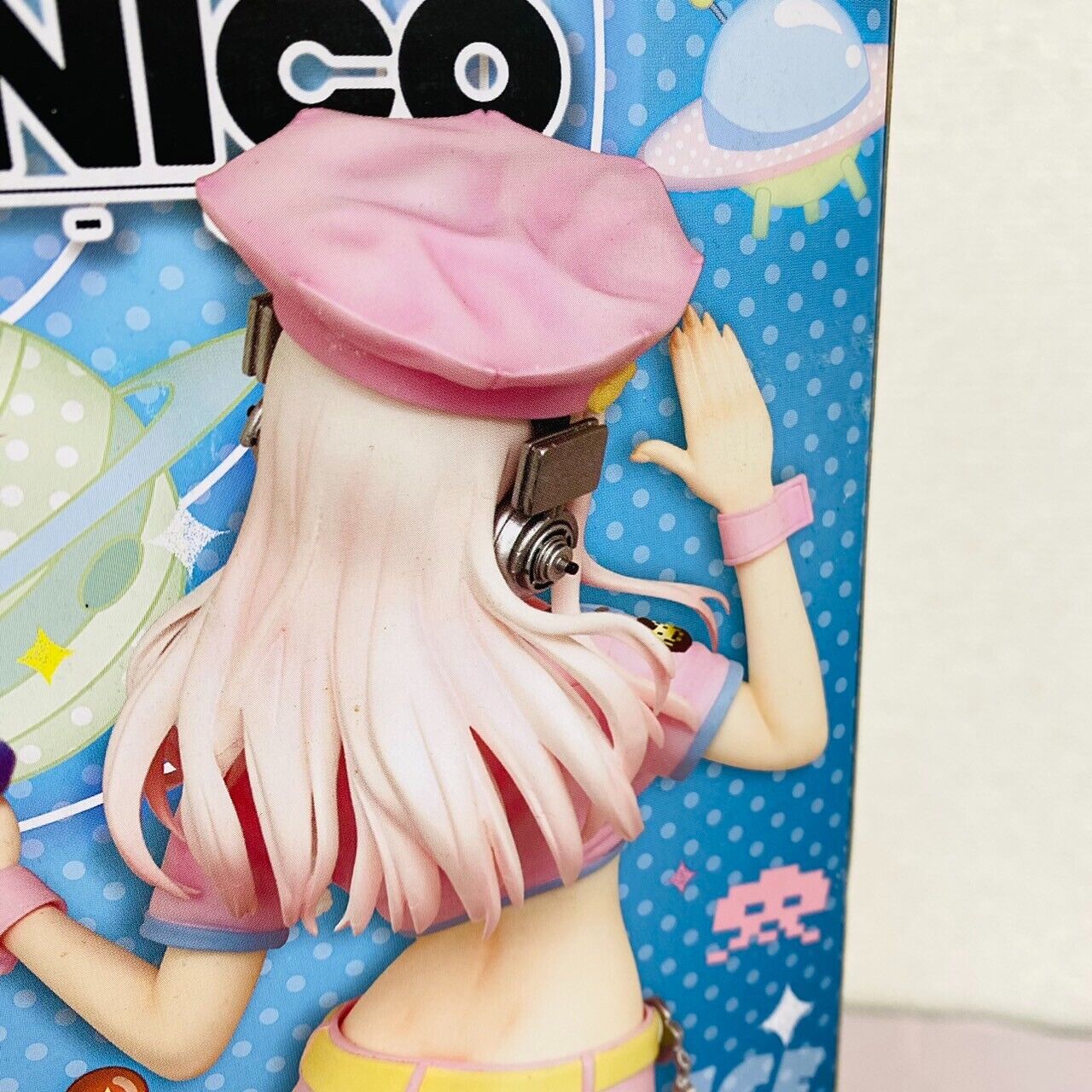 Super Sonico Special Figure Space Police Girl Headphone Pink Kawaii Anime Manga