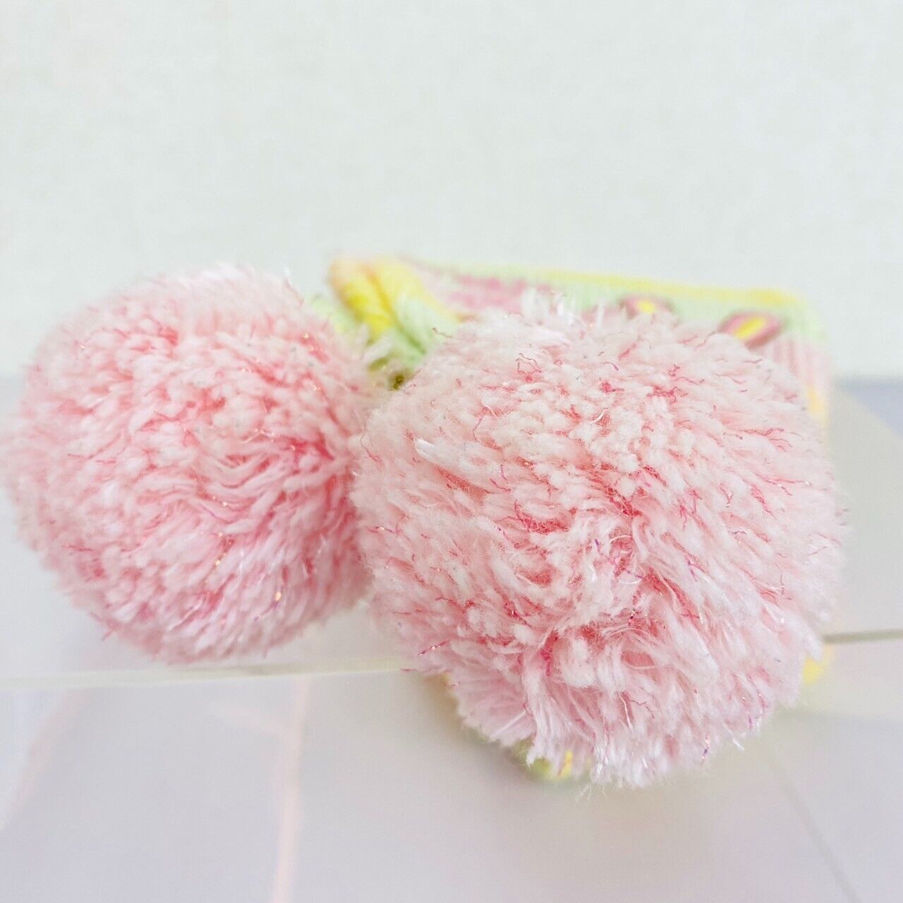 Mezzo Piano Muffler Winter Scarf Berrie-chan Rabbit Colorful Fluffy Knit Pink