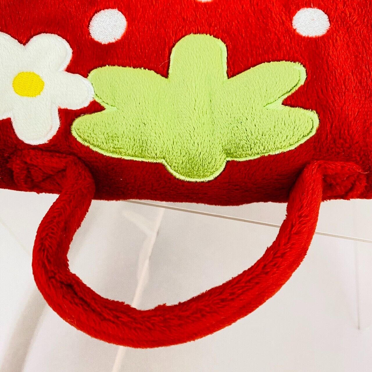 Mother Garden Shoulder Bag Red Cutie Strawberry Dot Frill Flower Fluffy Kawaii