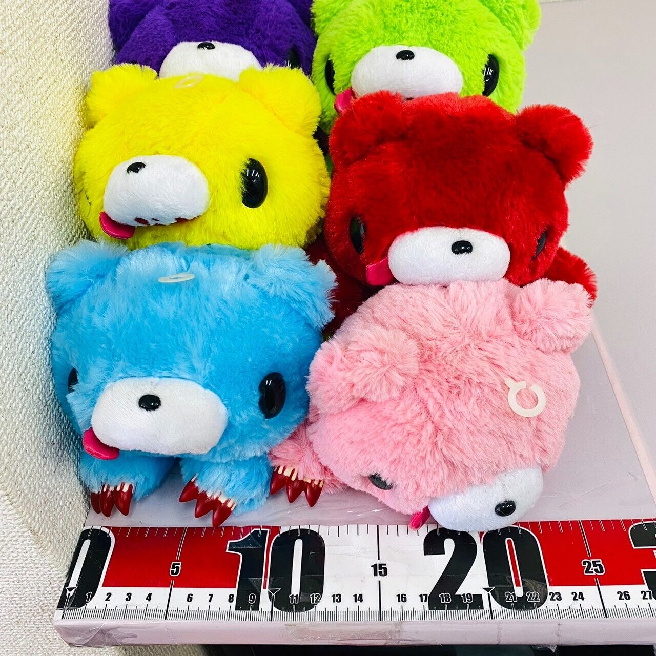 Gloomy CGP 185 Bear Bloody Plush Doll Soft Stuffed Toy 6 piece set Colorful Rare