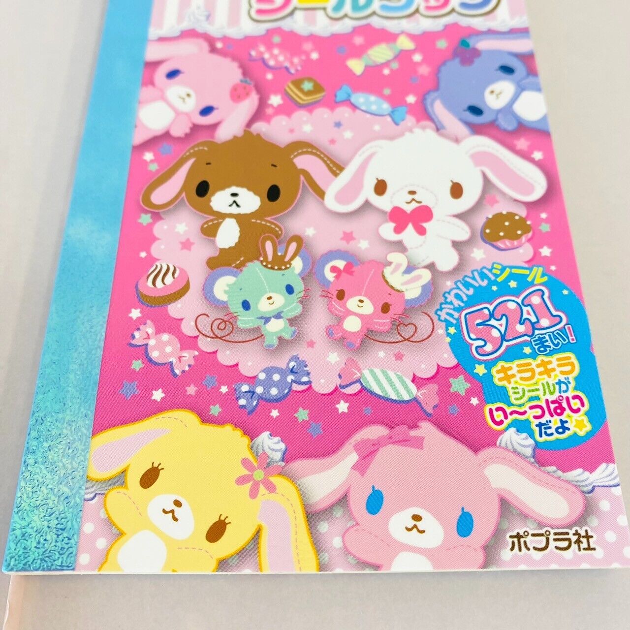 Sanrio Sugar Bunnies Sticker Picture Book Colorful Shirousa Kurousa Kawaii Rare