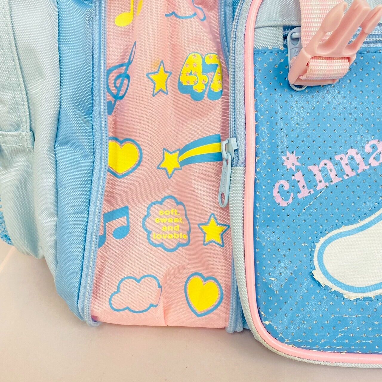 Sanrio Cinnamoroll Large Backpack Rucksack School Bag Blue Star Kawaii Character