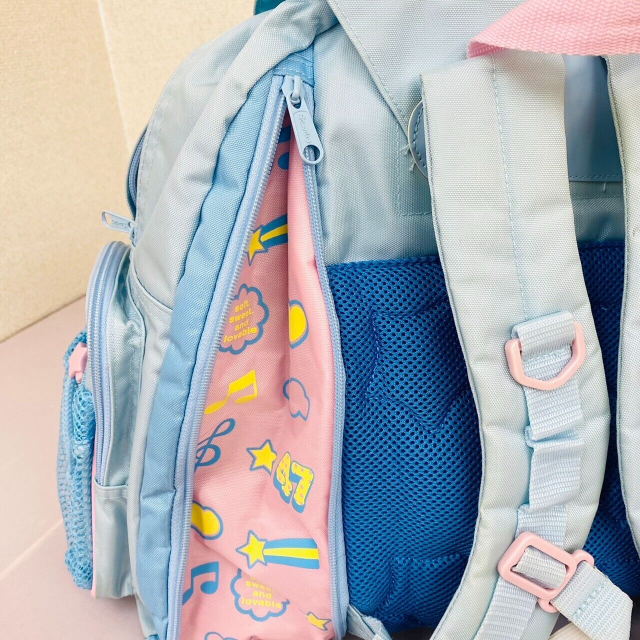 Sanrio Cinnamoroll Large Backpack Rucksack School Bag Blue Star Kawaii Character