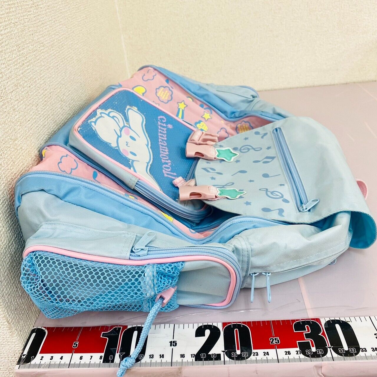 Sanrio Cinnamoroll Large Backpack Rucksack School Bag Blue Star Kawaii Character