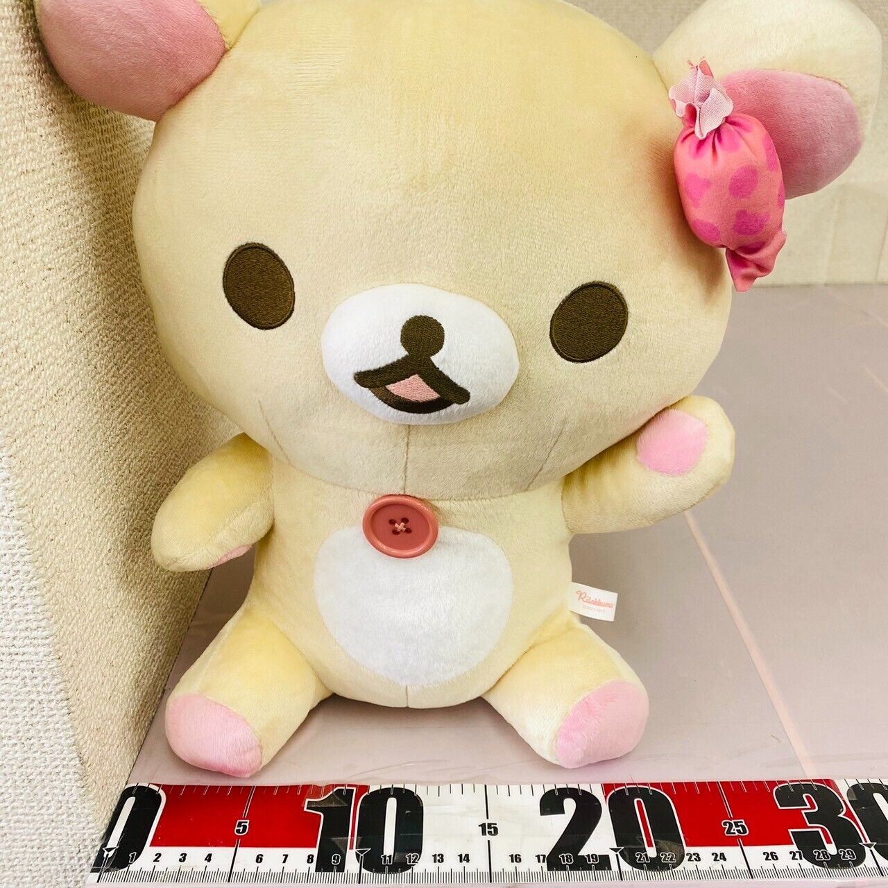 San-X Korilakkuma Plush Soft Stuffed Toy White Bear Candy Amusement Park Kawaii