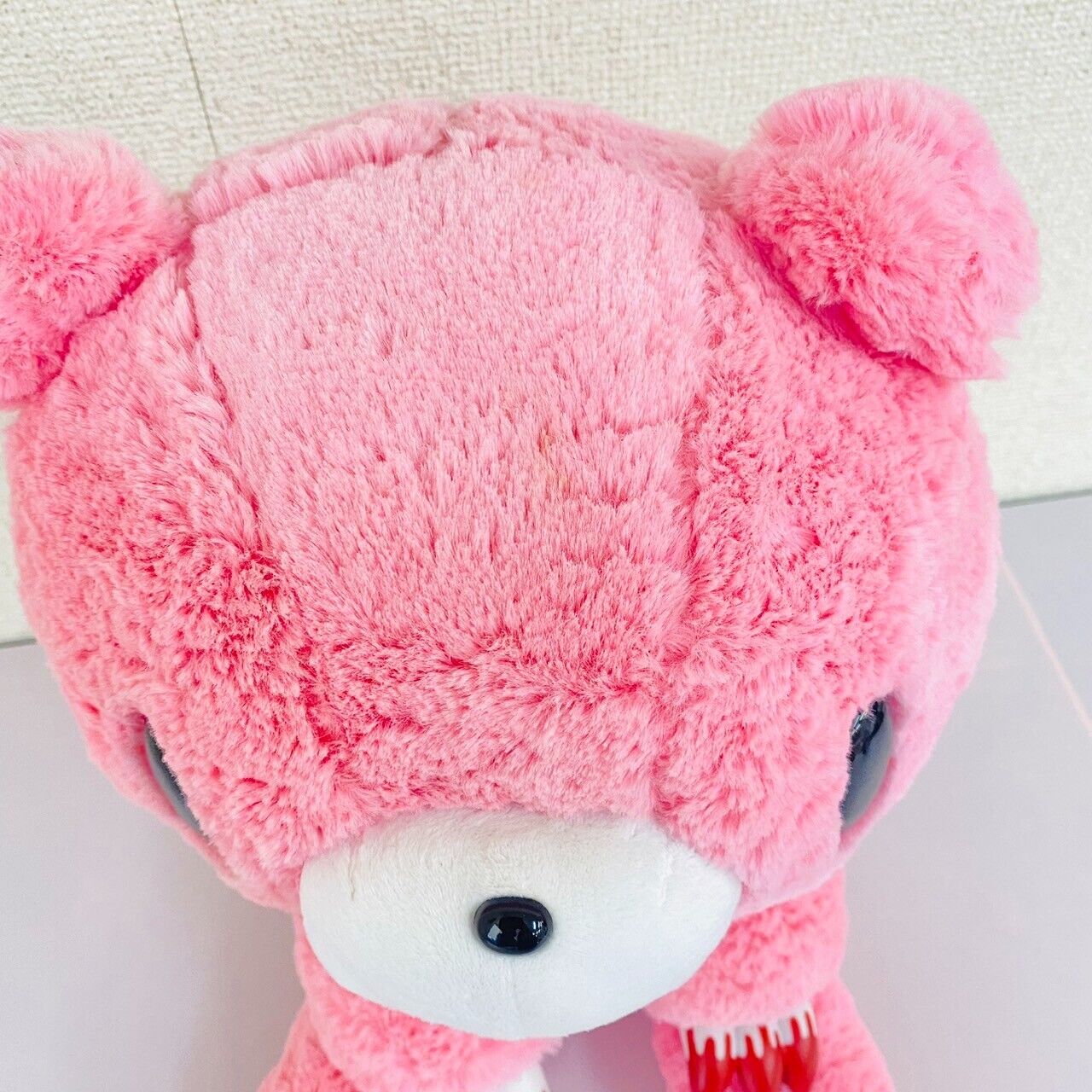 TAiTo Gloomy Bloody Bear Pink Plush Soft Stuffed Toy Doll Chax GP Anniversary