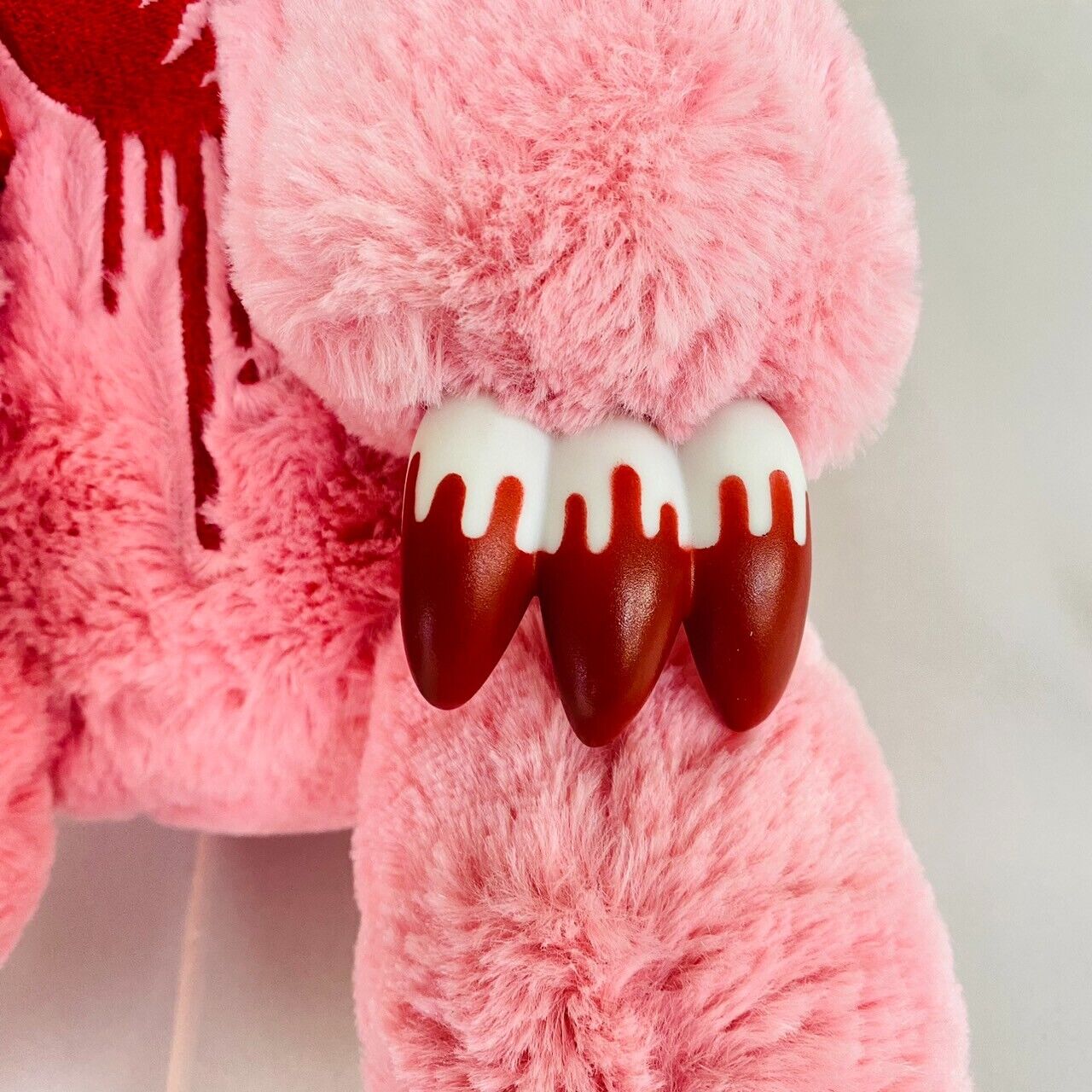 TAiTo Gloomy Bloody Bear Pink Plush Soft Stuffed Toy Doll Chax GP Anniversary