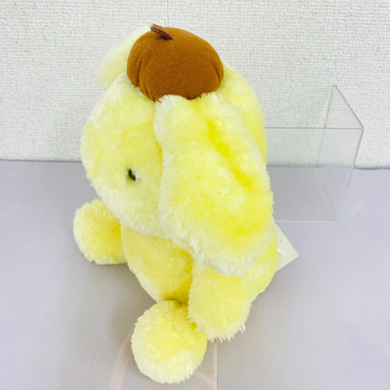 Sanrio Pompom Purin Plush Soft Stuffed Toy Yellow Fluffy Hat Dog Doll Kawaii