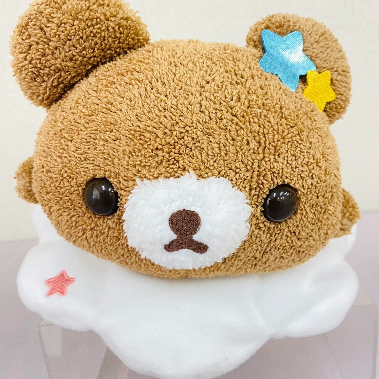 San-x Rilakkuma Korilakkuma Chairoikoguma Plush Set 3 Cloud Fluffy Bear Brown