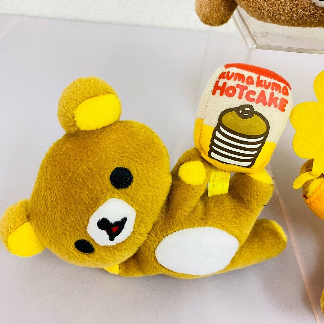 San-x Rilakkuma Kiiroitori Plush Set Soft Stuffed Toy Doll Brown Bear Yellow